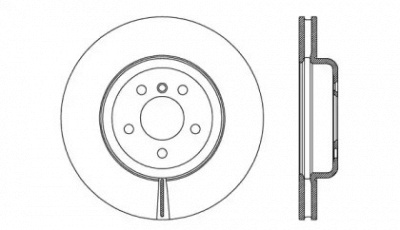 OPEN PARTS bdr274820 -  Тормозной диск